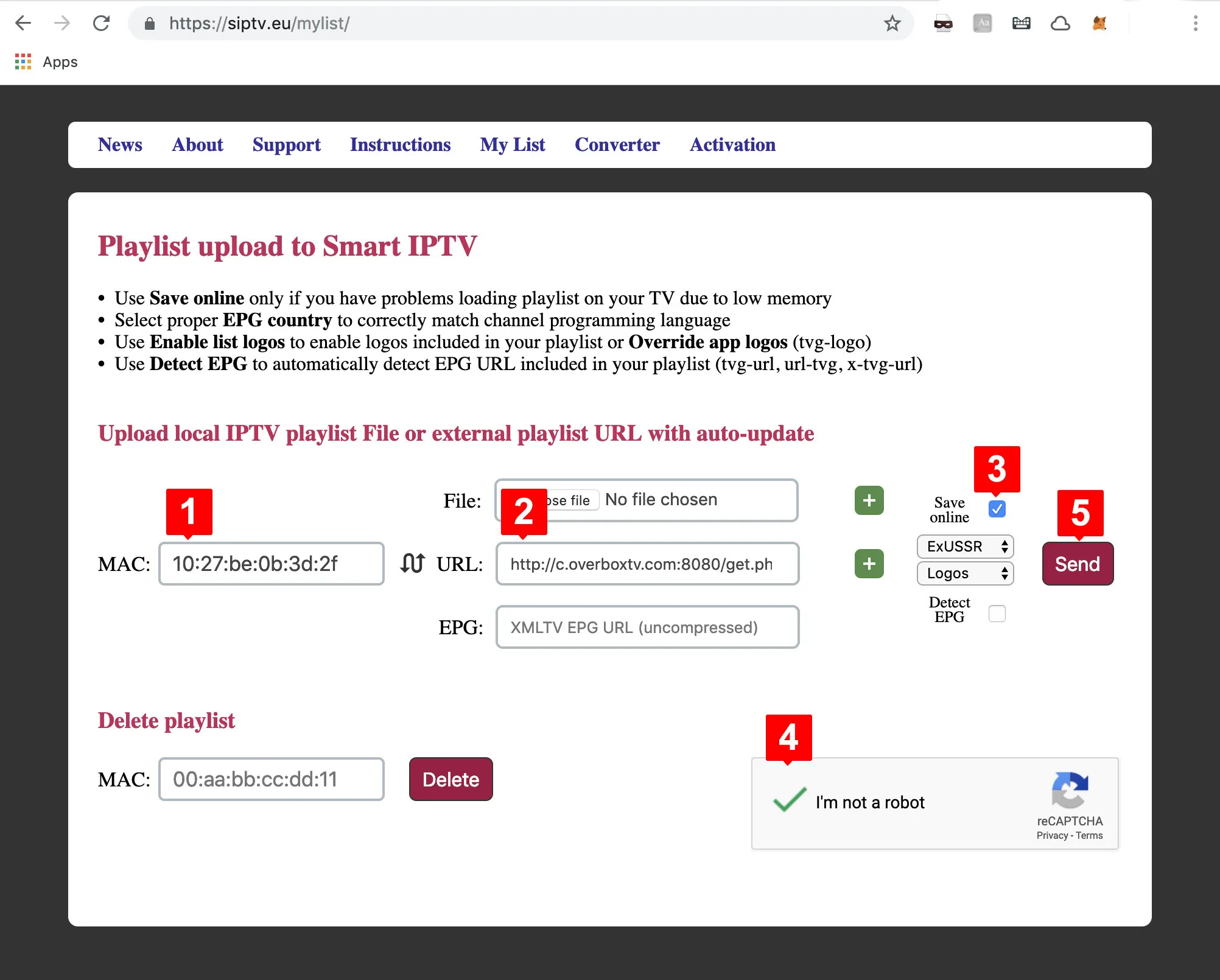 Smart IPTV installation steps