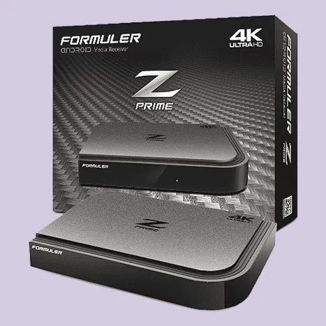 Formuler Z7+ Android 4K IPTV TV box retail packaging